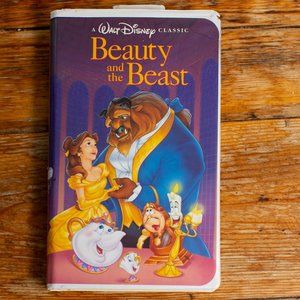RARE Beauty and the Beast VHS Black Diamond Walt Disney Classic Home Video